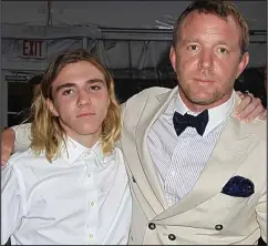  ??  ?? Father and son: Guy Ritchie with 15-year-old Rocco