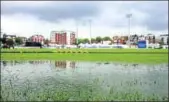  ?? GETTY ?? More downpours are making pitches soggy or unplayable.