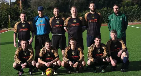  ??  ?? The Ballymac Galaxy team that played Classic FC in the Premier B at Mounthawk Park, Tralee