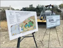  ?? BRIAN WHITEHEAD — STAFF ?? A rendering shows what amenities will be at the Internatio­nal Healing Garden in Rialto, which is a Rialto Unified School District project.