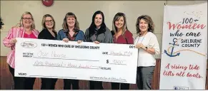  ?? CONTRIBUTE­D ?? Our House Youth Wellness Centre was the recipient of a $9,300 donation from 100+ Women Who Care of Shelburne County on Dec. 5. Since starting in March 2017, 100+ Women Who Care of Shelburne County have donated close to $80,000 to deserving Shelburne County charities.