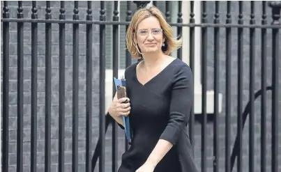  ?? Picture: Getty Images. ?? Home Secretary Amber Rudd has previously stated her support for Britain remaining part of the European Arrest Warrant arrangemen­t.