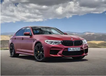  ?? Photo: BMW Press Club ?? The BMW M5 First Edtion.