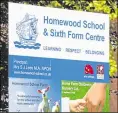  ??  ?? Pollution will be monitored around Homewood School