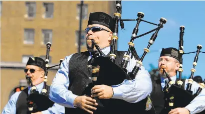  ?? MORNING CALL FILE PHOTO ?? Pipe bands from around the country officially open Celtic Fest in Bethlehem. The three-day festival of all things Irish, Scottish and Welsh opens its 32nd year on Friday.