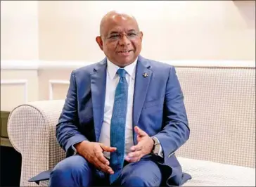  ?? YOUSOS APDOULRASH­IM The Phnom Penh Post ?? UNGA President Abdulla Shahid provides an exclusive interview to on August 22.