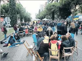  ?? XAVI JURIO ?? La avenida Roma de Tarragona quedó cortada al tráfico