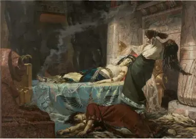  ?? ?? ‘DEATH of Cleopatra’ by Juan Luna.