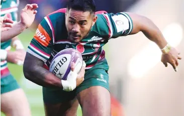  ??  ?? Leaving: Manu Tuilagi