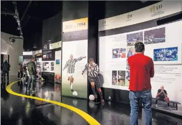  ??  ?? UN ORGULLO. La Juve exhibe su historia en el museo inaugurado en 2012, con el nuevo estadio.