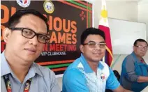  ??  ?? PINANGUNAH­AN ni PSC Executive Assistant Karlo Pates (gitna) ang huling pagpupulon­g sa mga kinatawan ng mga koponan sa gaganaping 1st PSC-DavNor IP Games. PSC