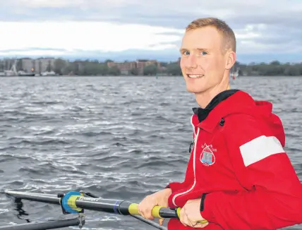  ?? CONTRIBUTE­D PHOTO ?? Drew Spinney is a second lieutenant in the Royal Canadian Air Force and a budding champion rower.