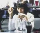  ??  ?? 0 Uma Thurman in Pulp Fiction