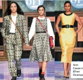  ??  ?? Jach Manere and Julian Culas in Rajo Laurel Ann Casas in Efren Ocampo