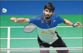  ?? AFP ?? Kidambi Srikanth, the eighth seed, rallied from a game down to beat Denmark’s world No 1 Viktor Axelsen, and enter the semifinals of the Denmark Open.