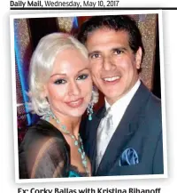  ??  ?? Ex: Corky Ballas with Kristina Rihanoff