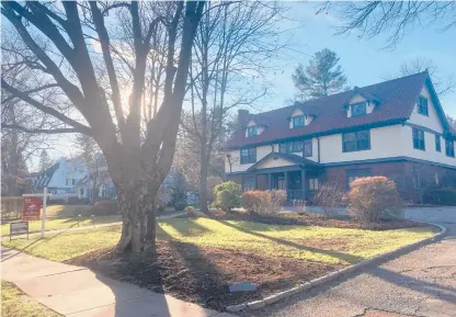  ?? COURANT FILE PHOTO ?? The Uconn Foundation has sold a Federal-style Colonial in Hartford’s West End, which it bought in 2013 for $660,000.