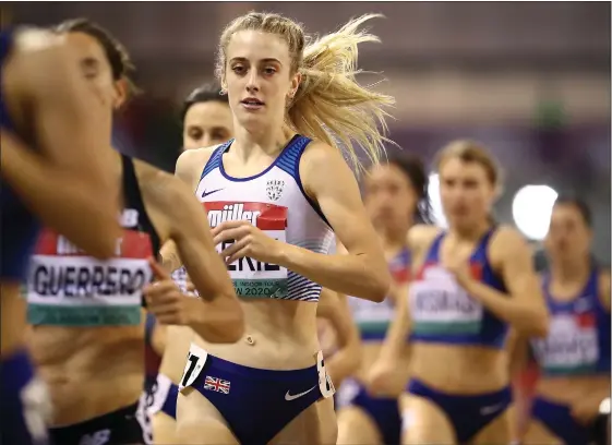  ??  ?? Double European U23 champion Jemma Reekie broke three British records this year before the coronaviru­s shutdown