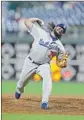  ?? Hunter Martin Getty Images ?? THE DODGERS won’t have Kenley Jansen as their closer for an indefinite period of time.