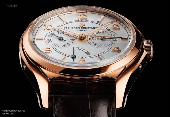  ??  ?? THE FIFTYSIX day- date In 18k pink gold
