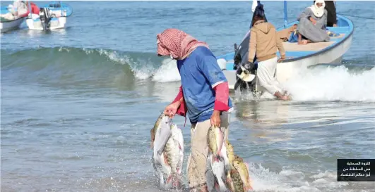  ??  ?? الثروة السمكية في السلطنة من أبرز دعائم الاقتصاد