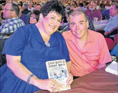  ?? DESIREE ANSTEY/ JOURNAL PIONEER ?? Karen and Allan MacLean, from Summerside, attend the Grass Roots and Cowboy Boots fundraiser at the Credit Union Place on Saturday evening.