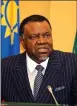  ??  ?? President Geingob