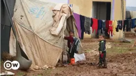  ??  ?? Camps for displaced people in Idlib would be hit especially hard by the closure
