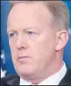  ?? SEAN SPICER Porte-parole de la Maison-blanche ??