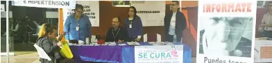  ??  ?? El lema de esta campaña es “México unido a la eliminació­n de la tuberculos­is”. José Luis Camarillo