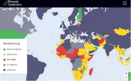  ??  ?? Sri Lanka is listed in the 'Work to do' group