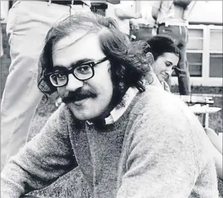  ?? ARCHIVO ?? Joven profesor. Andreu Mas-Colell en el campus de la Universida­d de Berkeley en 1971