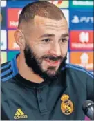  ??  ?? Karim Benzema, ayer.