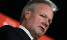  ?? CHRIS HELGREN/REUTERS ?? Bank of Canada governor Stephen Poloz told the Empire Club of Canada that he thinks we’re stuck in a long cyclical slump.