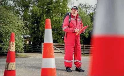  ?? PHOTO: MYTCHALL BRANSGROVE/FAIRFAX NZ ?? Geraldine man Campbell Paton is putting out a call for more Red Cross volunteers in South Canterbury.