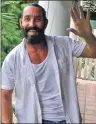  ??  ?? Billy waves after his release from prison in India.