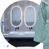  ??  ?? 7. Bathroom ‘salon’ style with Luxe Mirrors.
