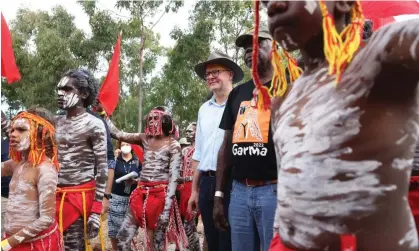  ?? Photograph: Carly Earl/The Guardian ?? The Albanese government’s first budget includes $75m of funding to start setting up the Indigenous voice referendum.