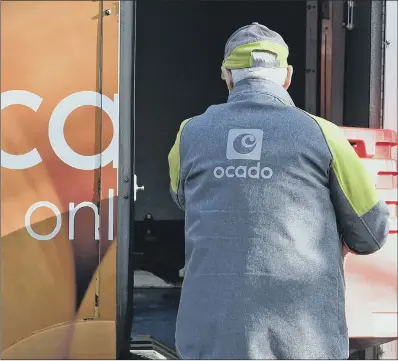  ?? PICTURE: PAUL ELLIS/AFP/GETTY ?? PERMANENT SWITCH: Ocado’s CEO said there’s been ‘a dramatic and permanent shift towards online grocery shopping’.