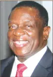  ??  ?? President Mnangagwa