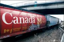  ?? CP FILE PHOTO ?? Canada’s two major railways shipped record amounts of grain over the past month.