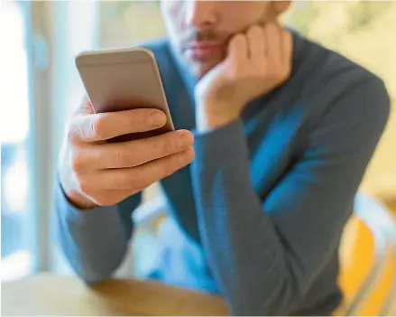  ?? ?? Injuries involving mobile phones cost ACC $12.5 million between 2018 and 2022.