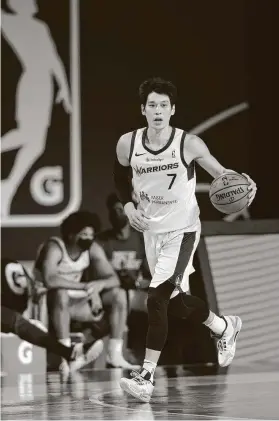  ?? Courtesy Santa Cruz Warriors ?? “Being a 9 year NBA veteran doesn’t protect me from being called ‘coronaviru­s’ on the court,” Jeremy Lin wrote in a Facebook post.