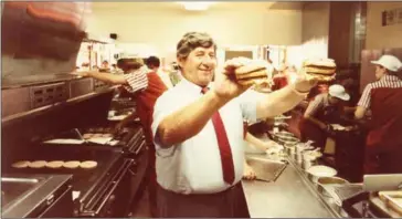  ?? MCDONALD’S VIA THE NEW YORK TIMES ?? Jim Delligatti, the McDonald’s franchise owner who invented the Big Mac, died on Monday at his home in Fox Chapel, Pennsylvan­ia. He was 98.