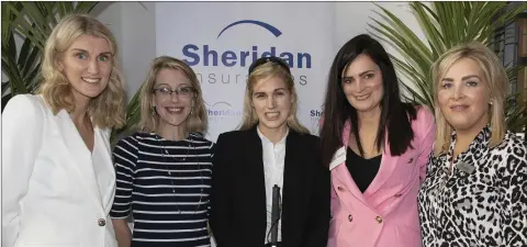  ??  ?? Sharon Banville, Cat Hogan, Sinead Kane, Agnes Swaby and Pamala Kavanagh at the ‘Empowering Women’ seminar.