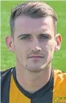  ??  ?? Ross Davidson: Back for East Fife. Picture: George McLuskie.