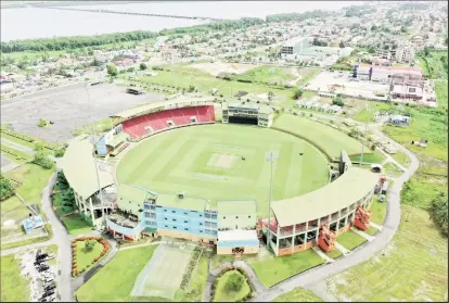  ?? ?? The Providence National Stadium will host five group matches and a semi-final in the upcoming ICC Men’s T20 World Cup in June