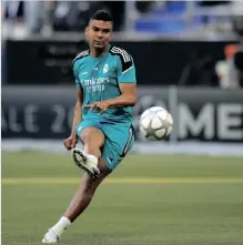  ?? | YOAN VALAT EPA ?? CASEMIRO has joined Manchester United from Real Madrid.