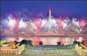  ?? REUTERS ?? Pyongyang celebrates the successful completion of the hydrostati­c test for its interconti­nental ballistic rocket installati­on.