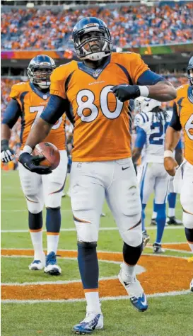  ??  ?? Julius Thomas cambió a Denver por Jacksonvil­le